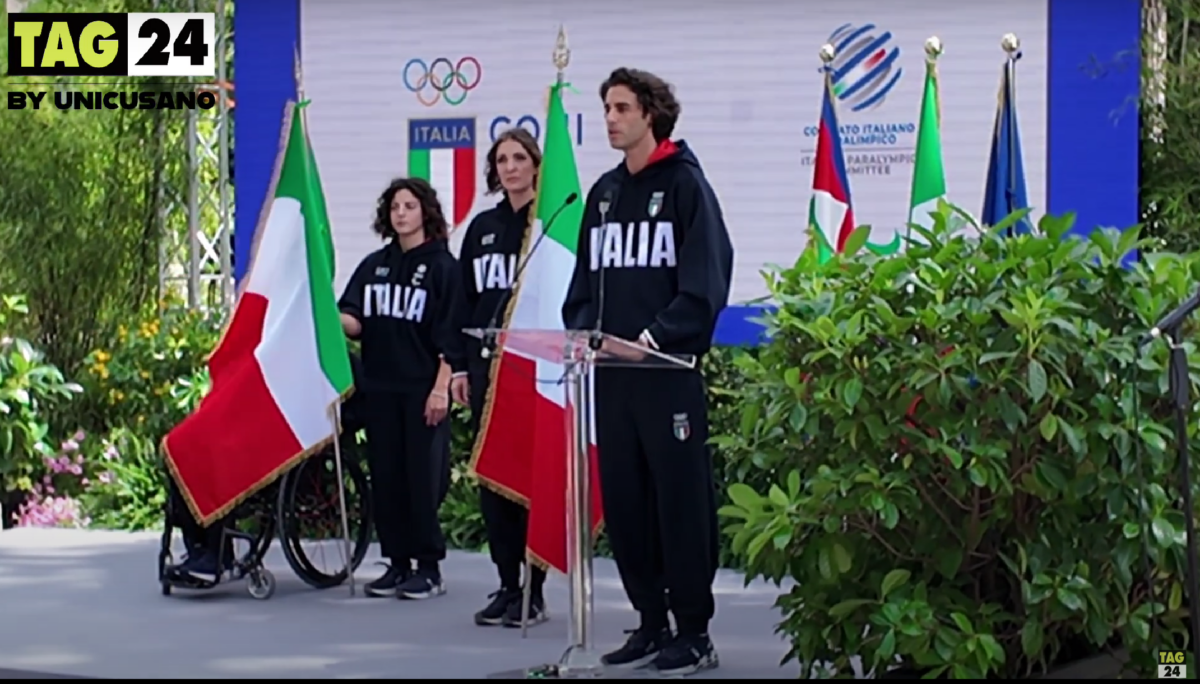 Olimpiadi Parigi 2024, Tamberi ed Errigo portabandiera emozionati: "Vi stupiremo". E Malagò si complimenta per la scelta: "Saranno degni rappresentanti"| VIDEO