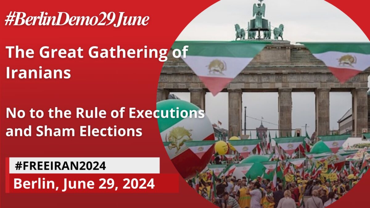 Iran, manifestazione a Berlino 29 giugno 2024, l'attivista Shahed Sholeh: "Lottiamo contro il regime. Le elezioni presidenziali non fermeranno la rivolta"