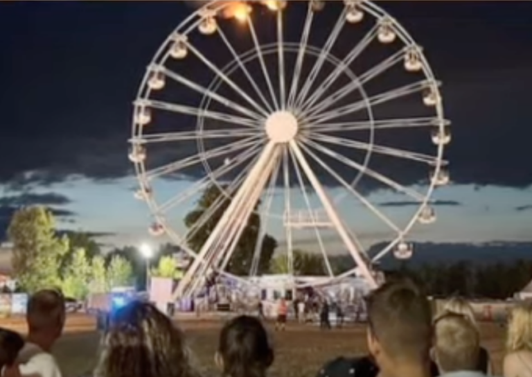 Germania, incendio su una ruota panoramica durante l'Highfield Festival di Lipsia: 30 feriti. Cosa sappiamo | VIDEO