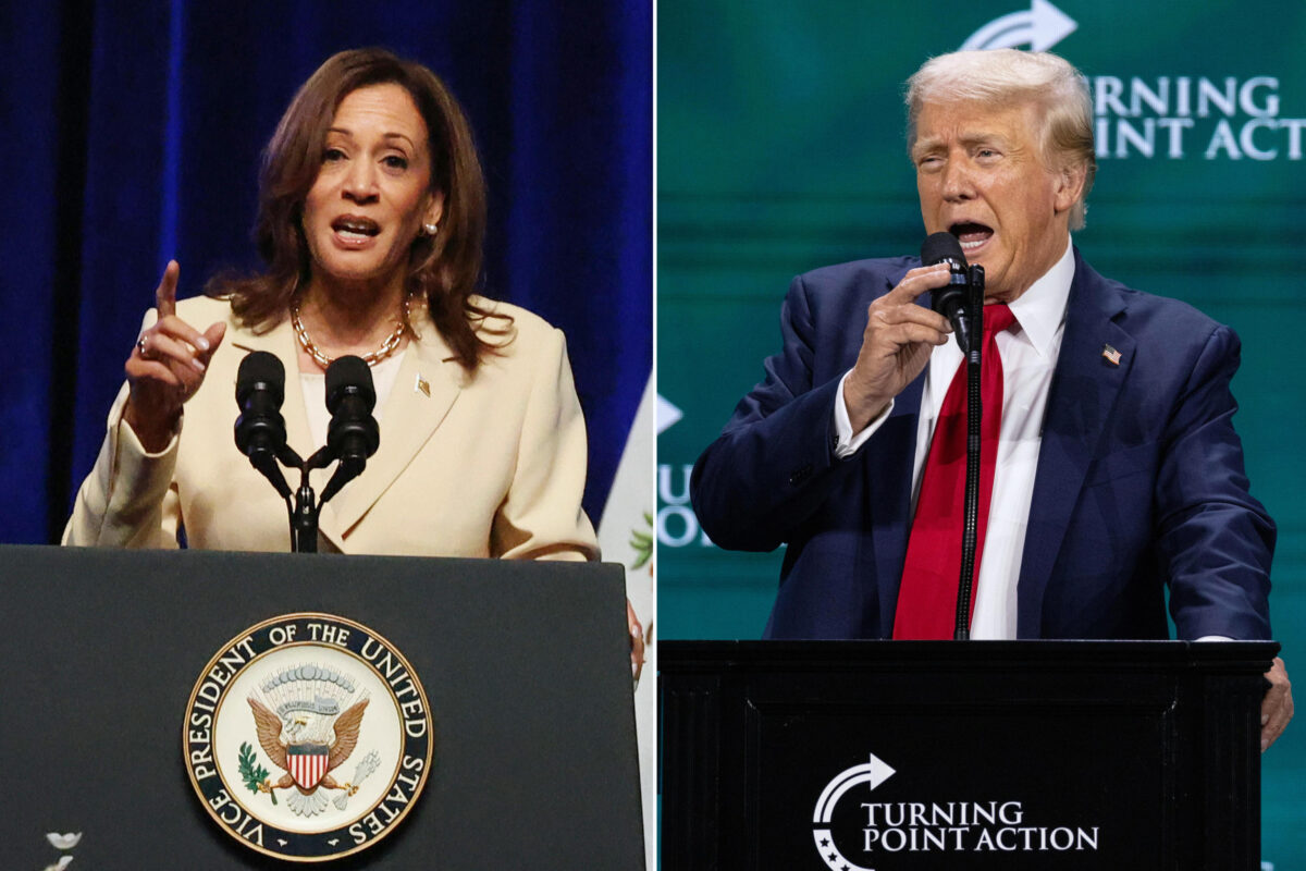 Elezioni Usa 2024, Harris in vantaggio su Trump di tre punti: la vicepresidente raggiunge il 50%