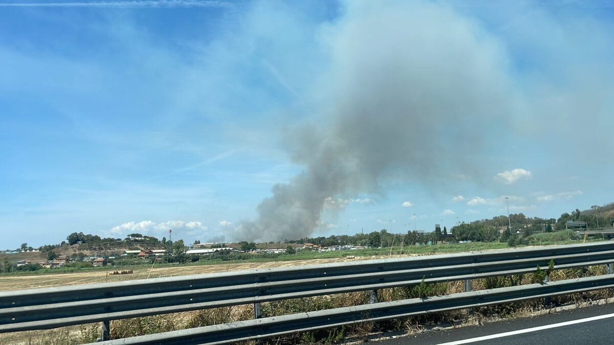 Roma, incendio in zona Pisana - Massimina: fiamme altissime e fumo visibile dal Raccordo | FOTO e VIDEO