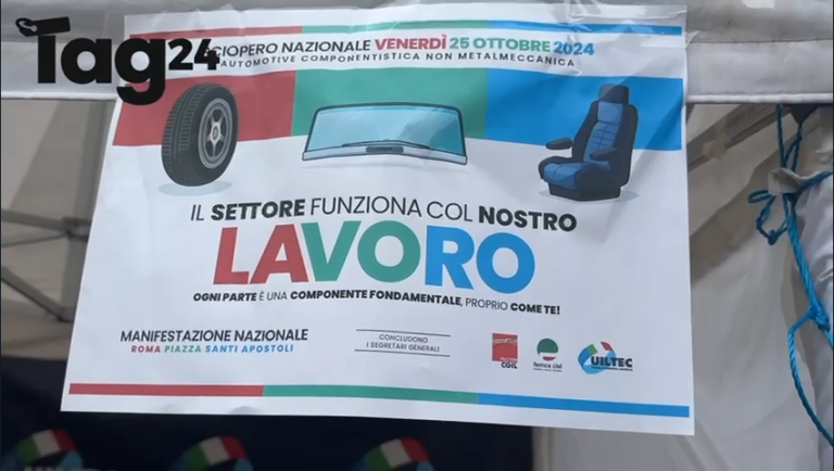 Sciopero nazionale automotive, centinaia di operai in piazza per chiedere un incontro con Palazzo Chigi: "Basta perdere tempo"