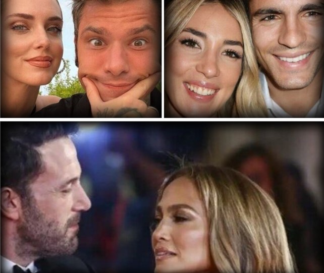 Le separazioni vip più clamorose del 2024: dai Ferragnez a Morata-Alice Campello passando per Jennifer Lopez e Ben Affleck