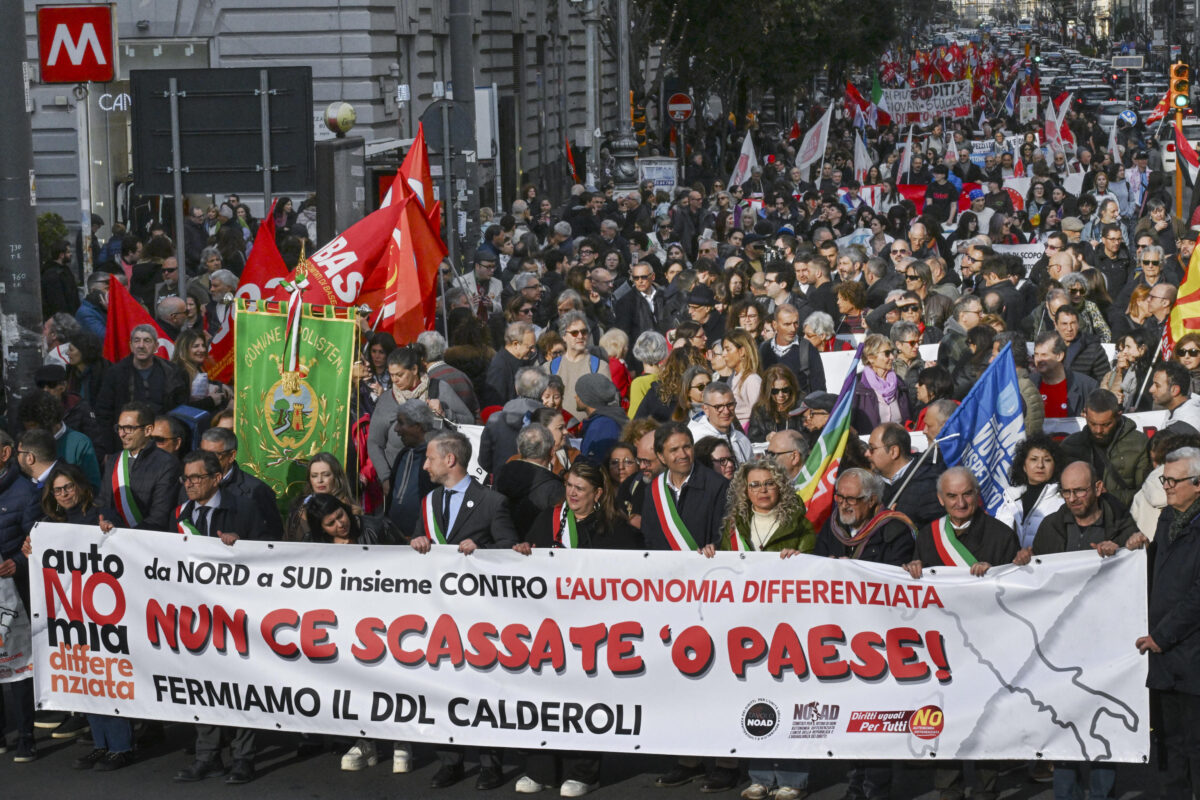 Si riaccende lo scontro sull'autonomia differenziata, Granato (Potere al Popolo): "La legge va ritirata"